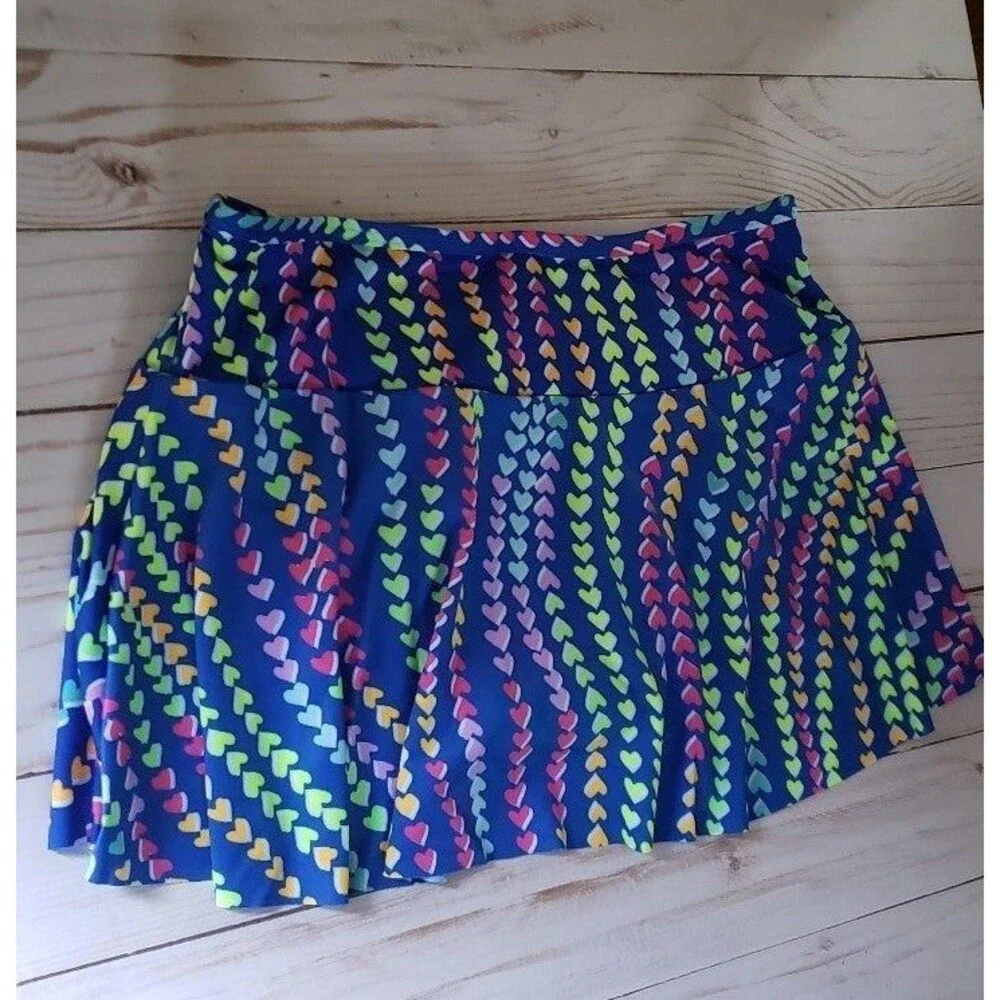 NWT Lands' End Girls Slim Swim Mini Skirt Swim Bottoms